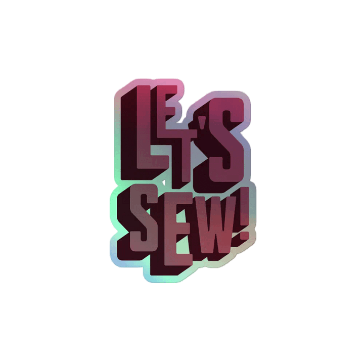 Let's Sew (Sticker) product image (2)