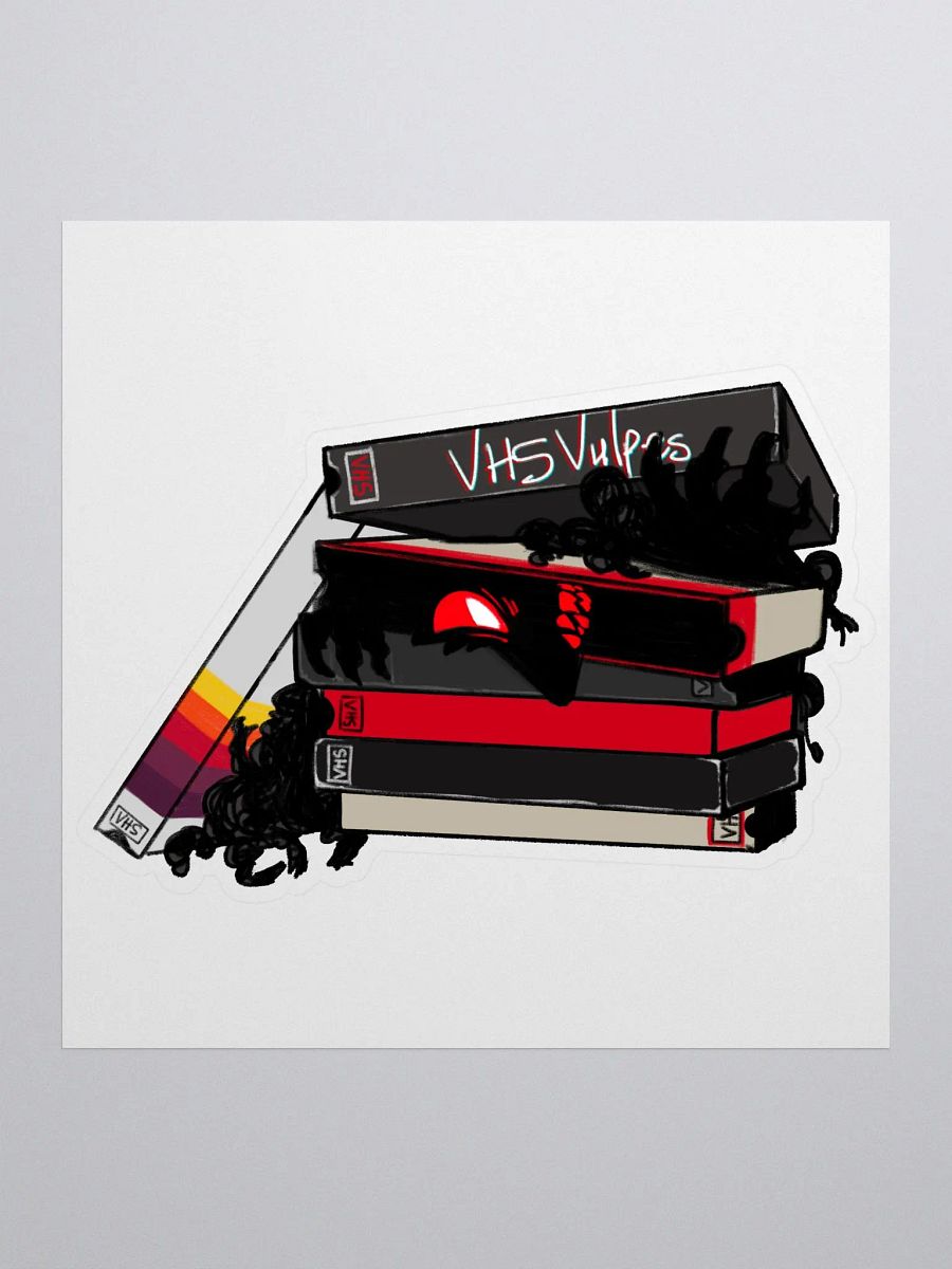 Hiding in the Tapes Sticker product image (1)