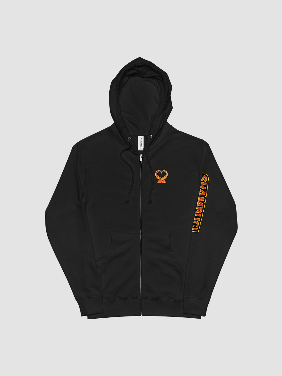 Heart Fleece Zip Up Hoodie product image (1)