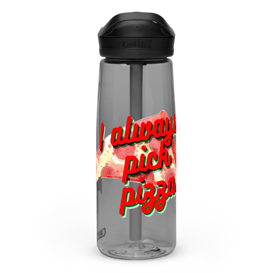 I Always Pick Pizza Sports Water Bottle product image (4)