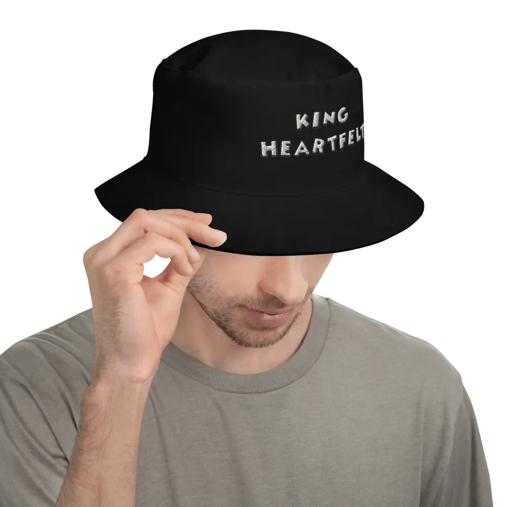 Heartfelt King Cotton Bucket Hat product image (6)