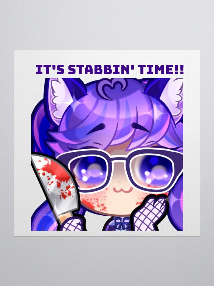 Stormy Stabbin' Sticker product image (1)