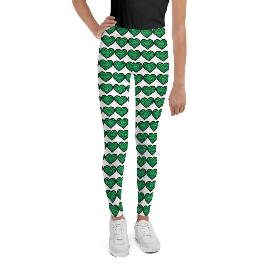 Youth Turtle Heart Youth Leggings product image (1)