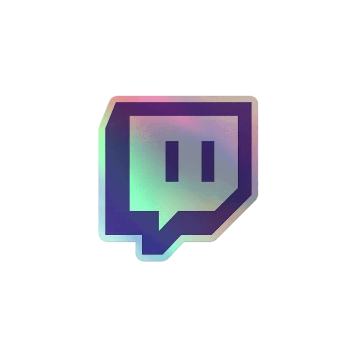 STICKER DEL LOGO DE TWITCH product image (1)