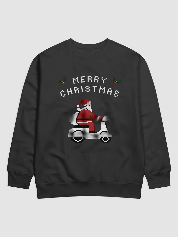 Santa Scooter Christmas Sweatshirt product image (1)