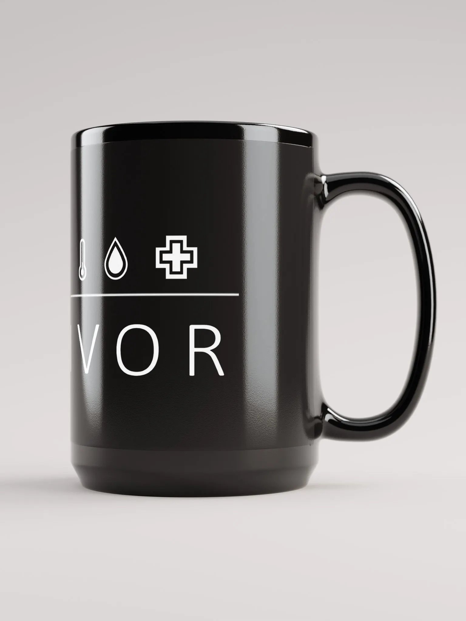M1NDR Survivor Red Thirst Mug (Black/White) product image (1)