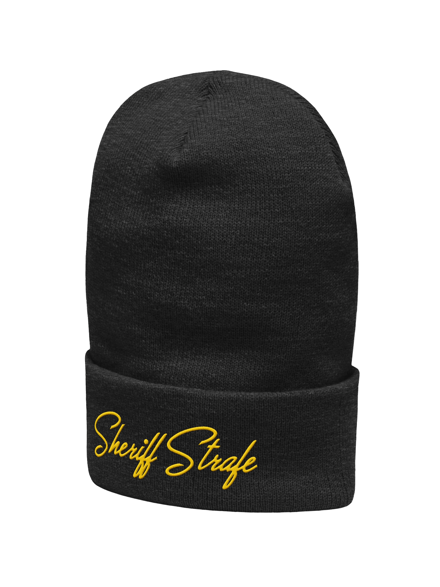 Sheriff Name Embroidered Cuffed Beanie product image (2)