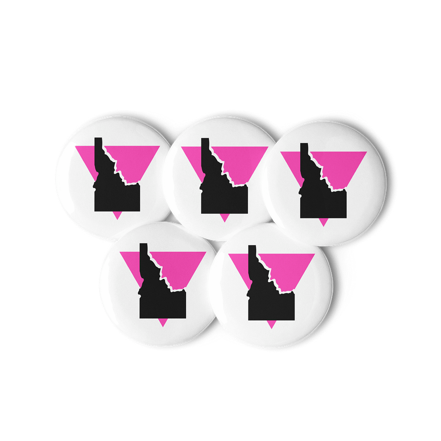 "PINK TRIANGLE" buttons (5) product image (2)