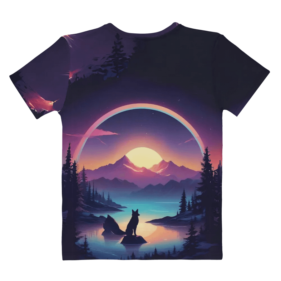 Wolf All Over Print T-shirt product image (9)