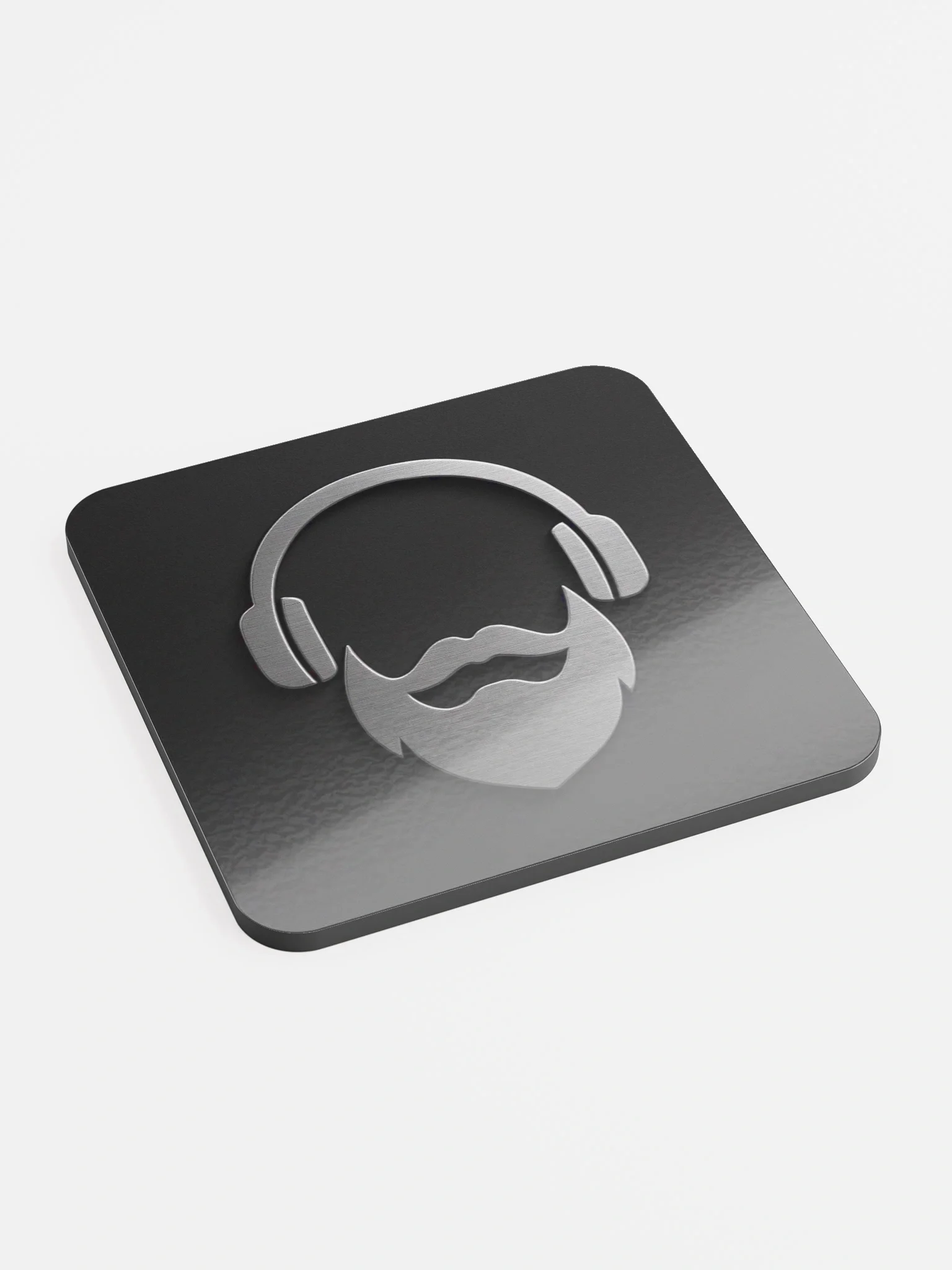 MRMIKEMTL Beard and Headphones Coaster product image (2)