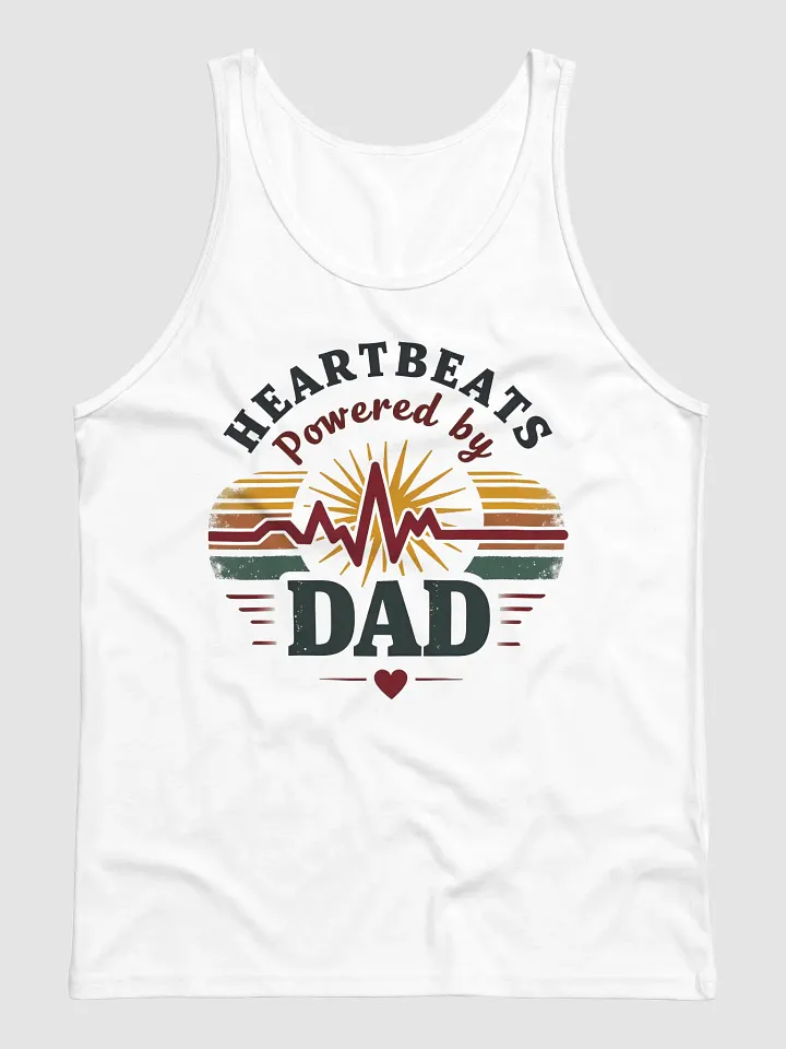 Dad-Powered Heartbeats Tank product image (2)