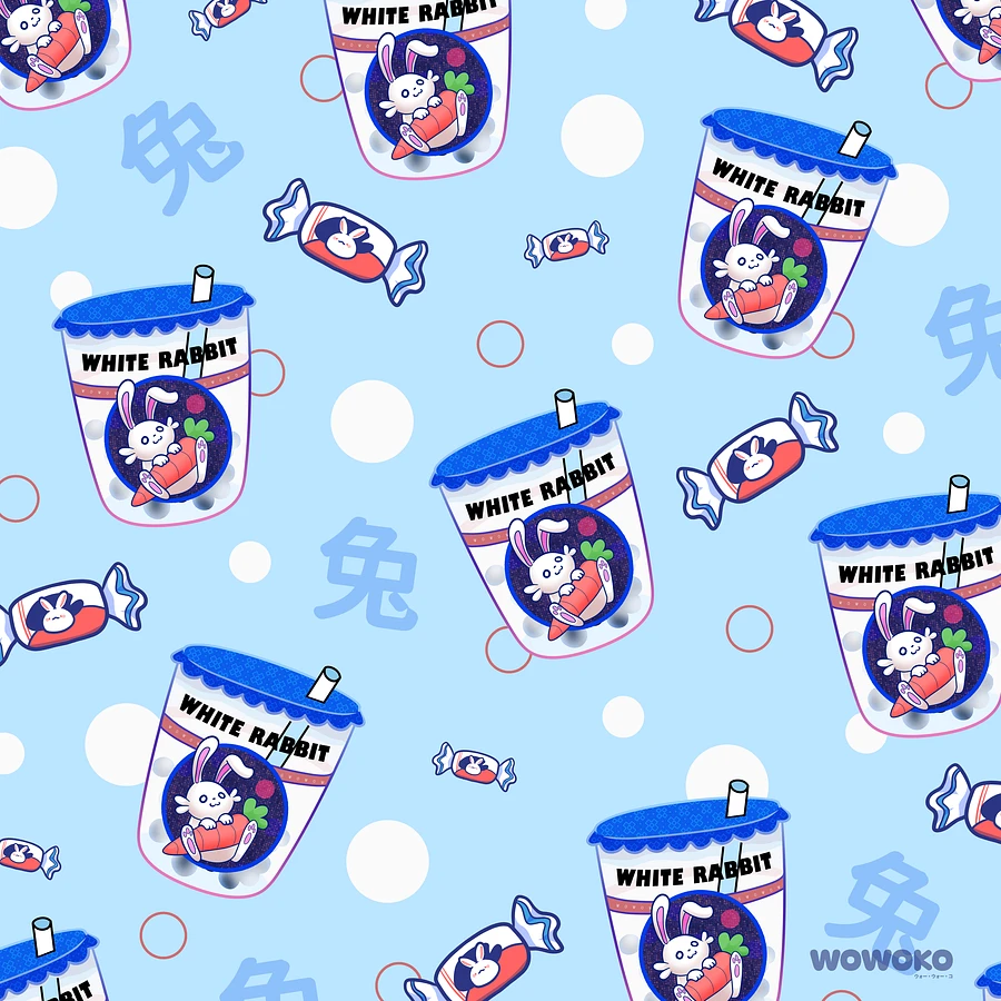 Micro Fiber Cloth - Zodiac Drinks - White Rabbit Candy Milk Tea product image (2)