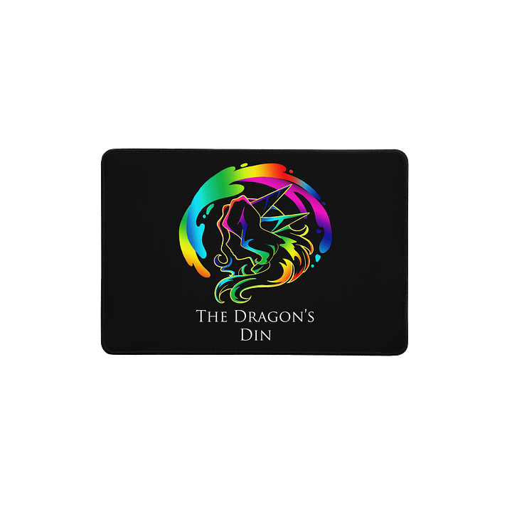 The Dragon's Din Logo Desk Mat product image (1)