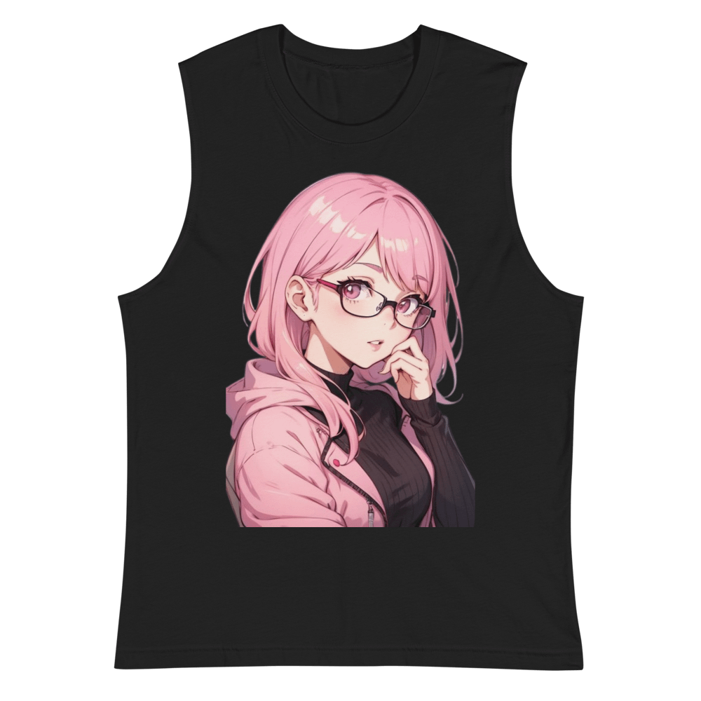 (PINK WAIFU) K Muscle Shirt product image (2)