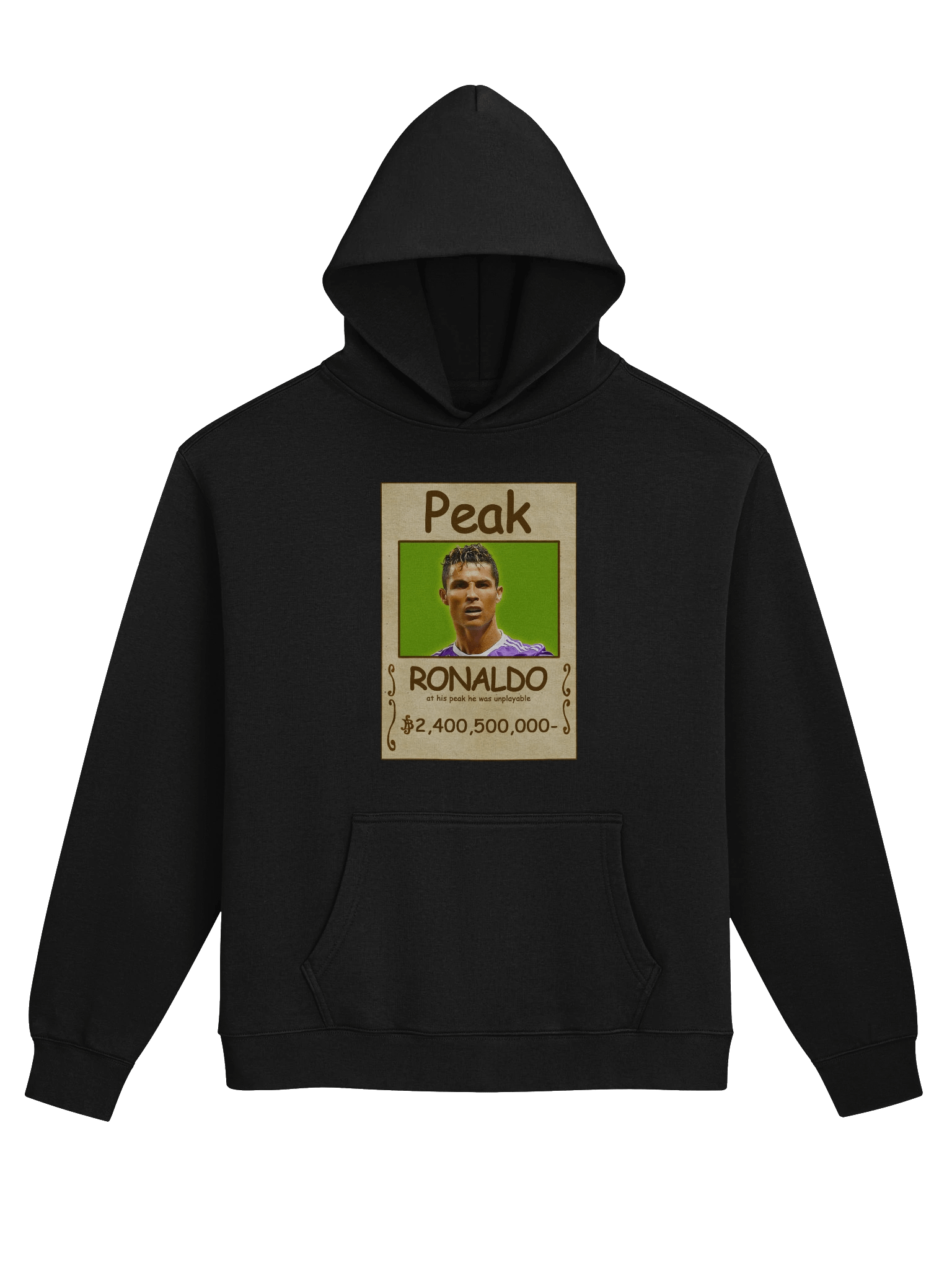 PEAK WANTED Ronaldo Hoodie product image (1)