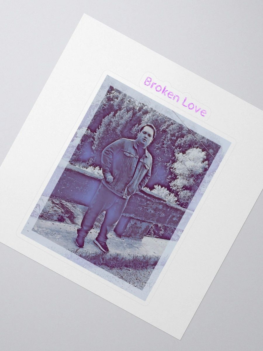 Broken Love Cover Art Sticker product image (7)