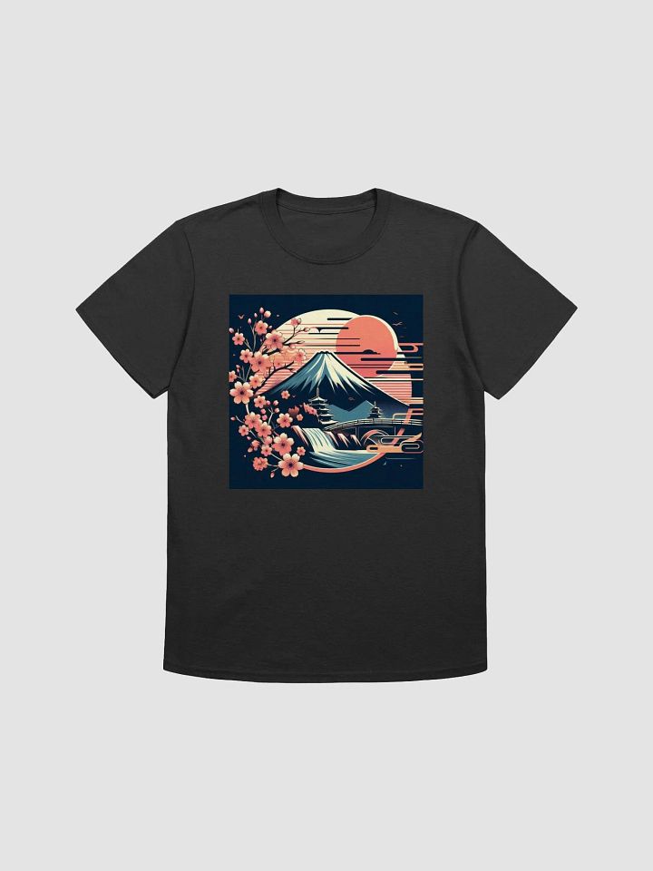 Fuji Wave Cherry Blossom T-Shirt product image (4)