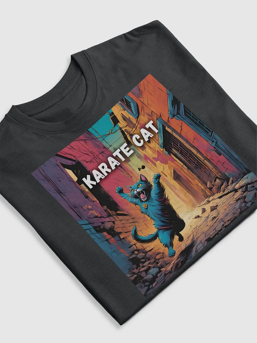 Karate Cat in Action Premium Heavyweight Tee product image (5)