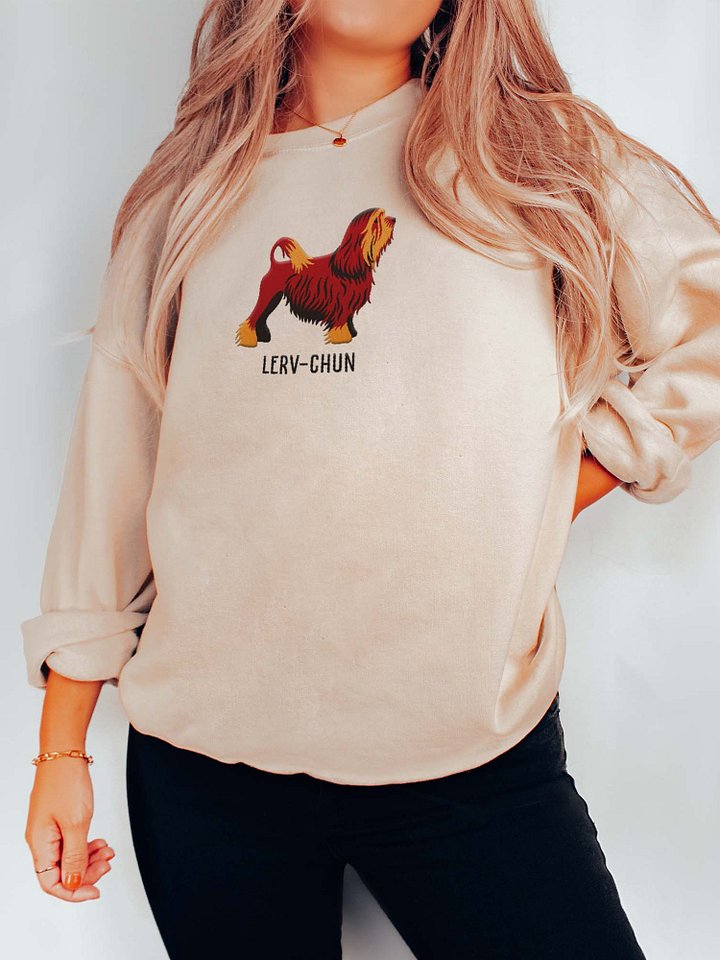 Lerv-Chun Sweatshirt (Embroidered) of a Löwchen(Chocolate) product image (2)