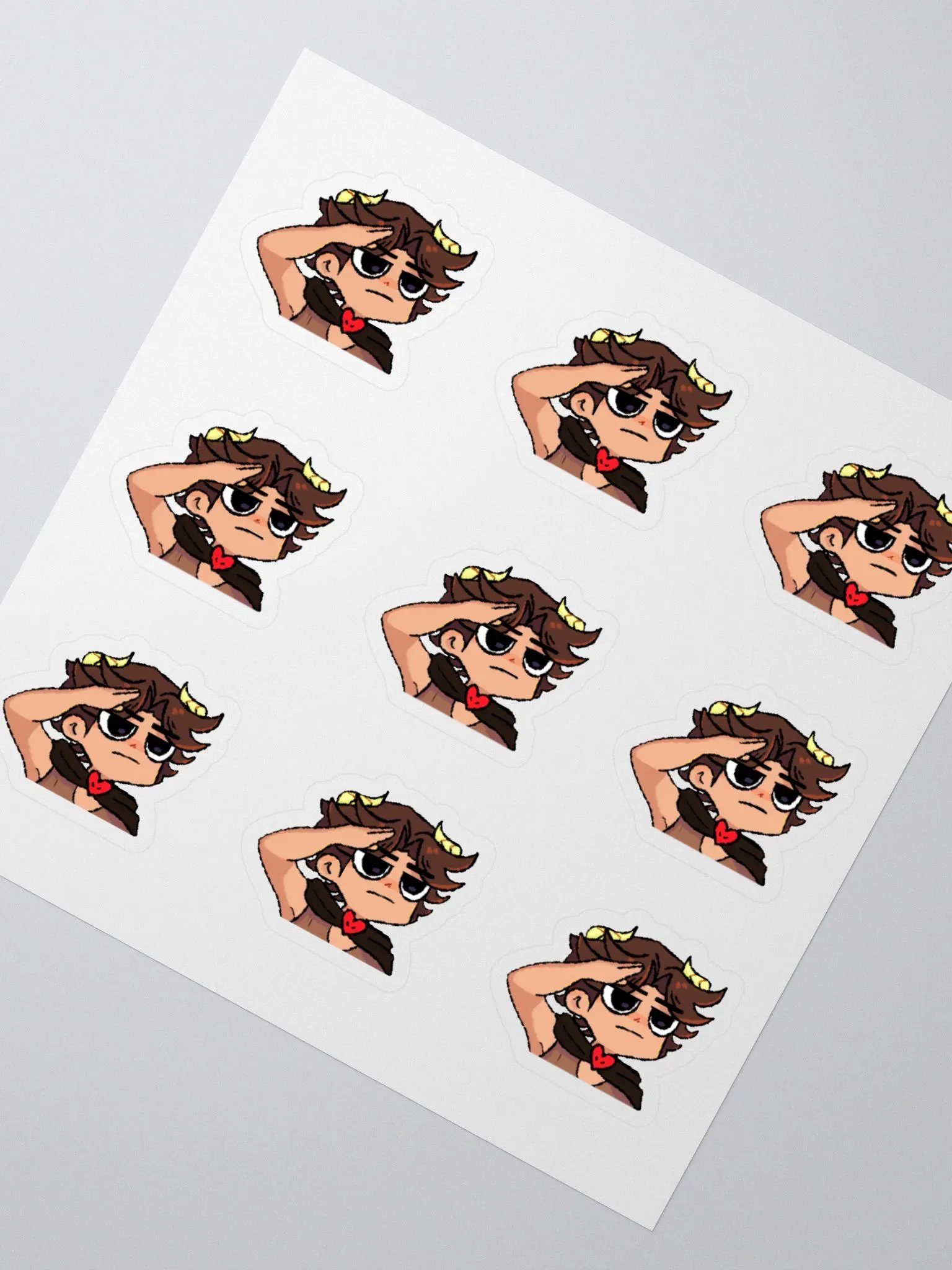 Nukeri Emote Sticker Set - 9x Salute product image (6)