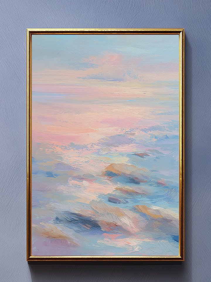 Pearl Waves Art Print product image (1)