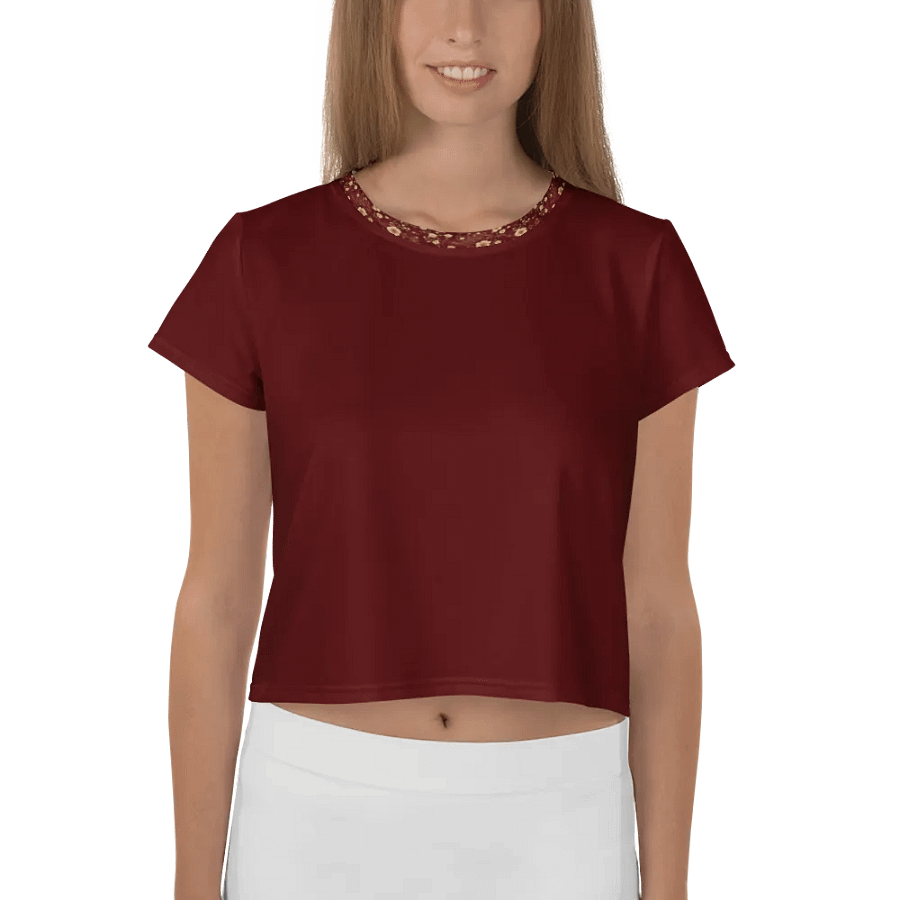 Agni - Crop Top Tee - Red product image (1)