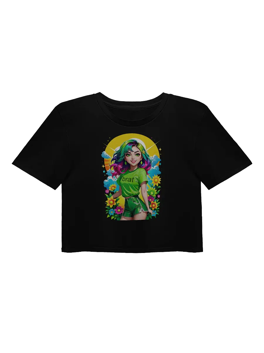 Brat Girl v2 - AS Colour Women's Premium Crop Top product image (3)