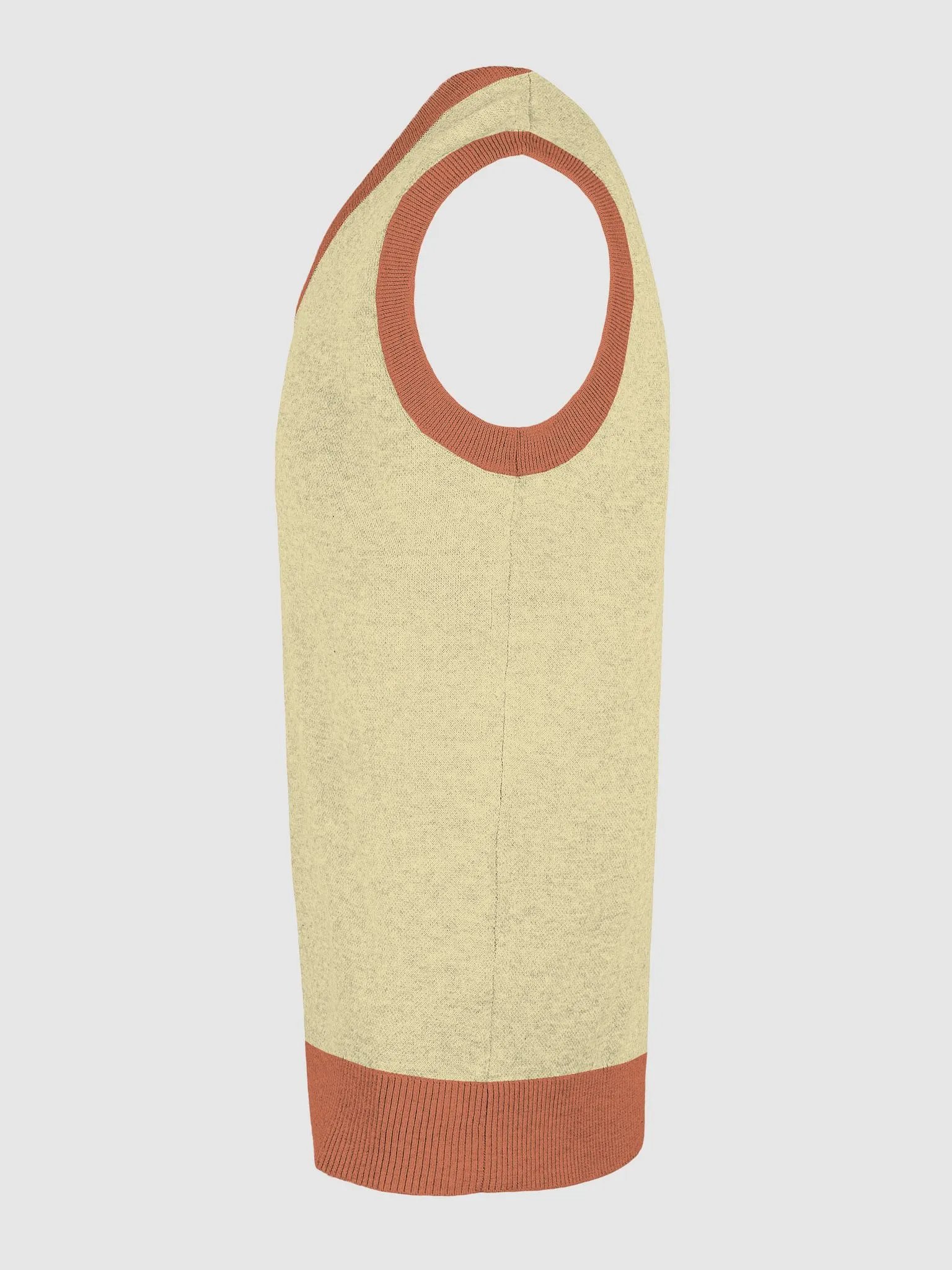 Mid-Century Mosaic Knitted V-Neck Vest product image (26)