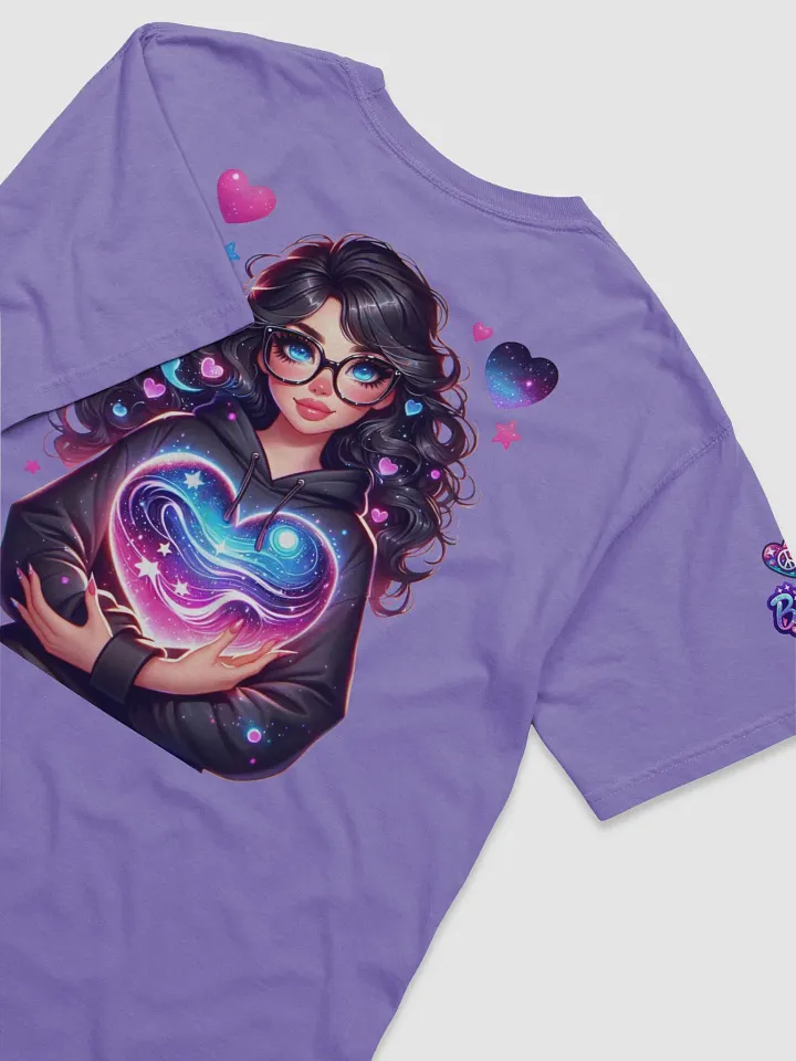 Large Back Image - Tori Holding Galaxy Heart 