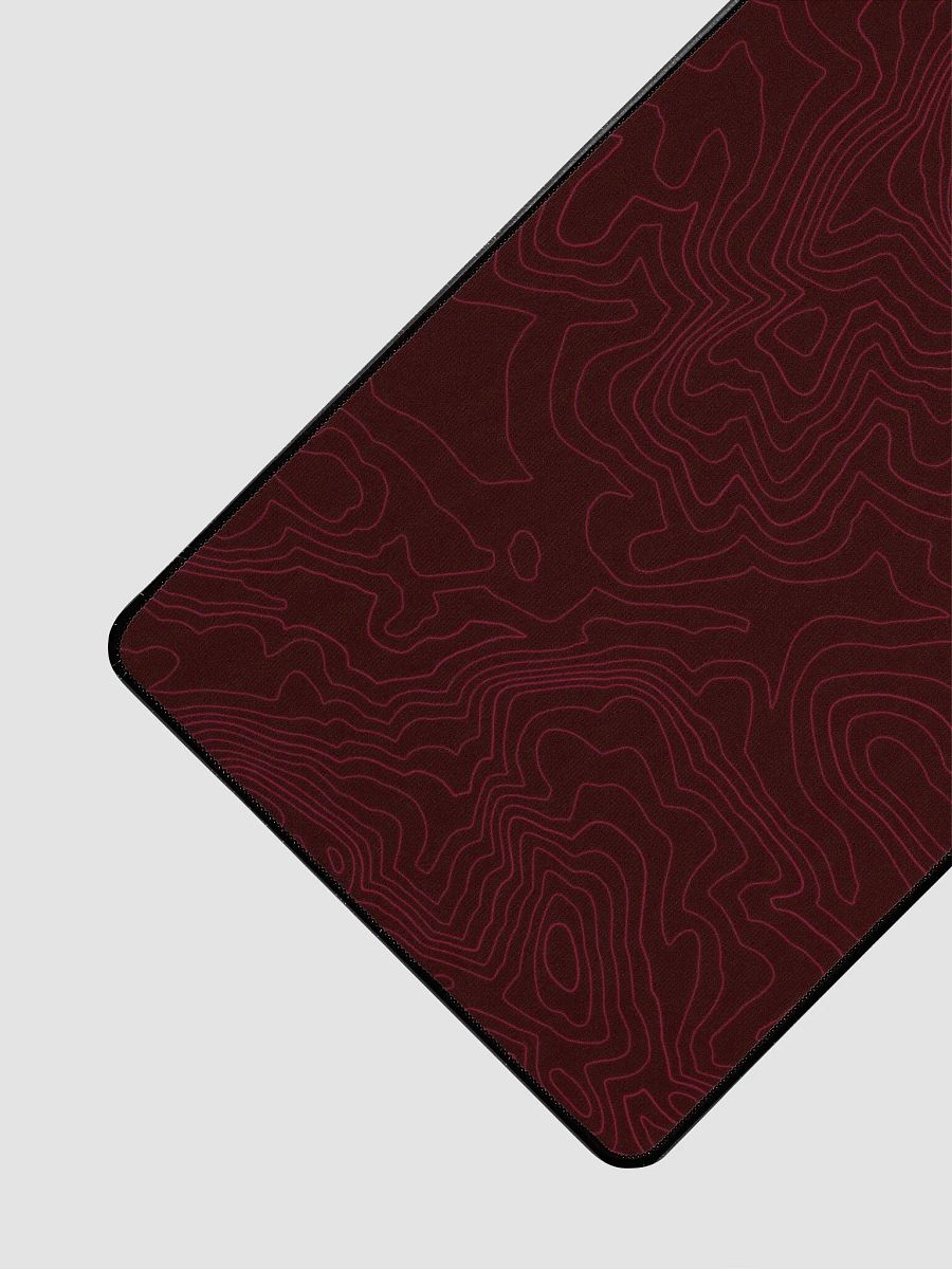Maroon and Red Topographic Mouse Pad product image (3)