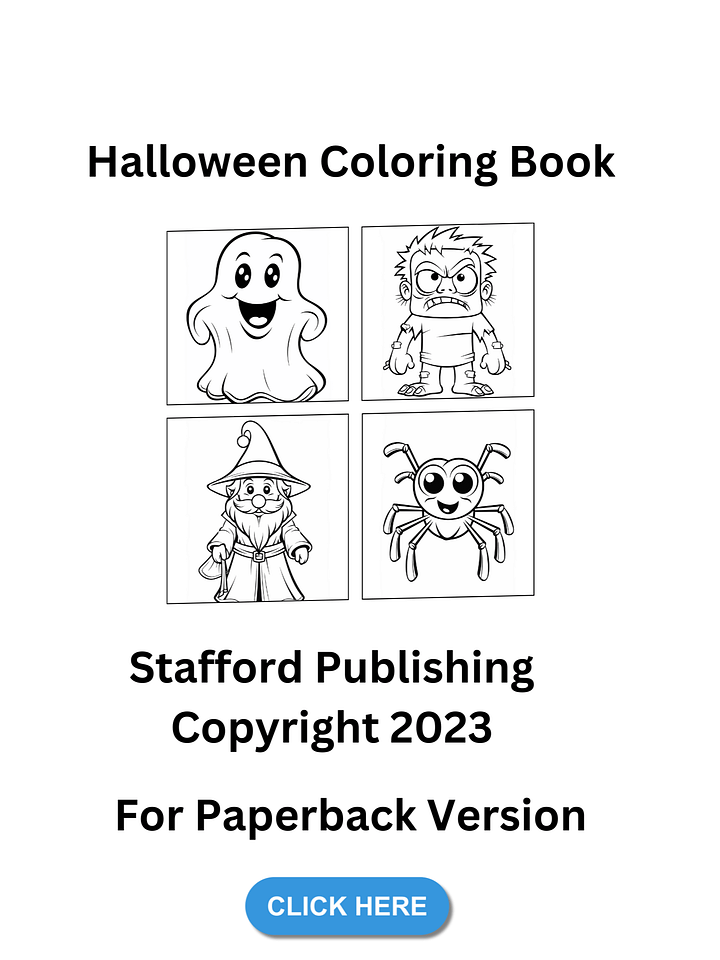 Halloween Coloring Book Printable Version Free Sample Pages product image (1)
