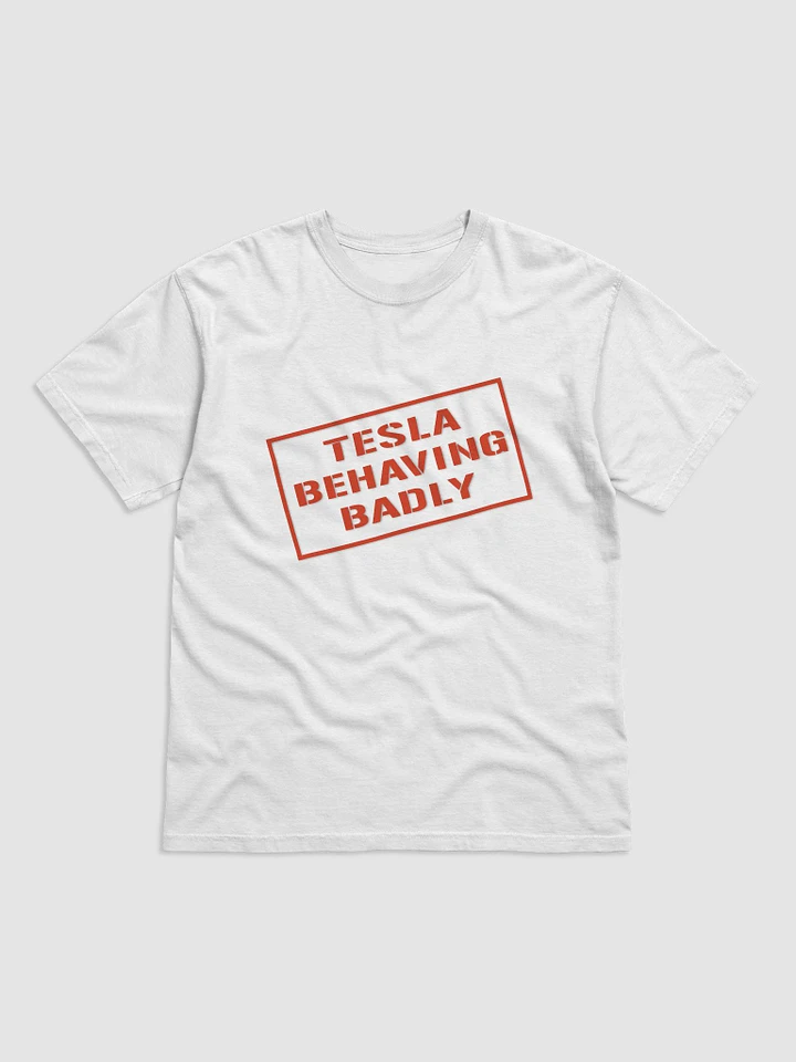 TESLA BEHAVING BADLY T-SHIRT product image (1)