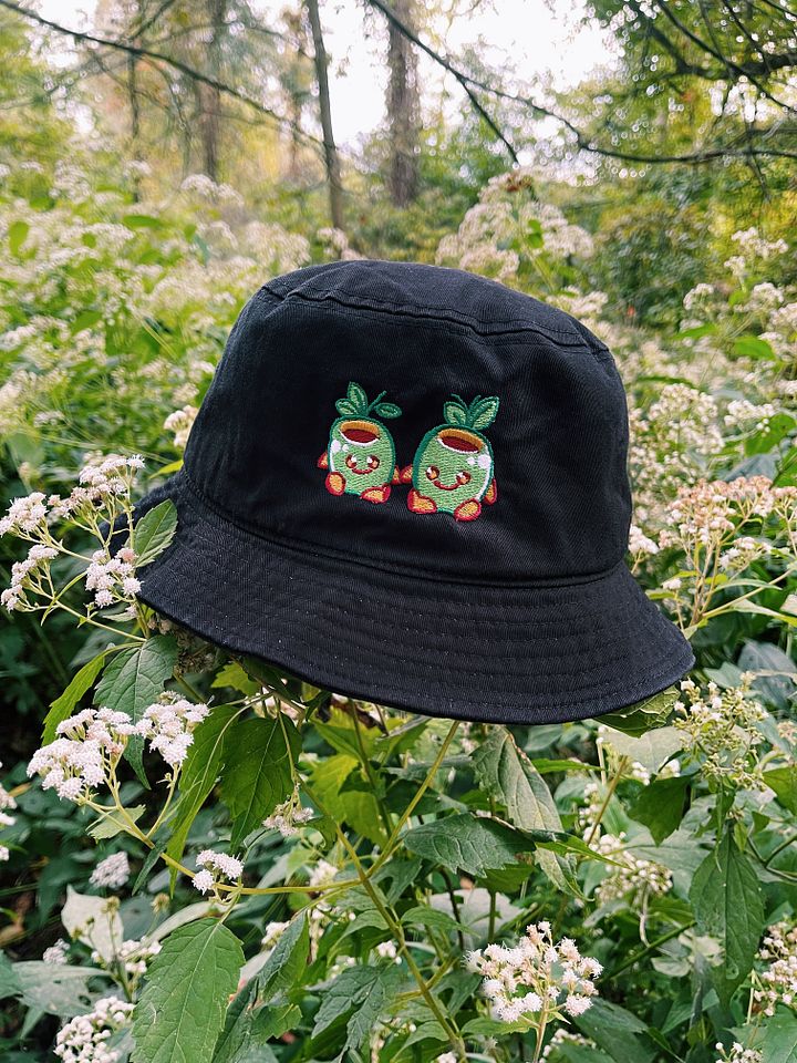 Olives Embroidered Organic Bucket Hat product image (2)