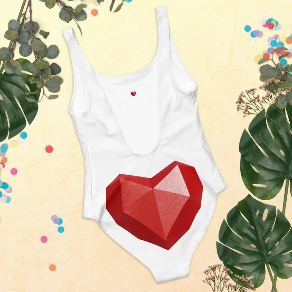 Crystal Heart All-Over Swimsuit product image (11)