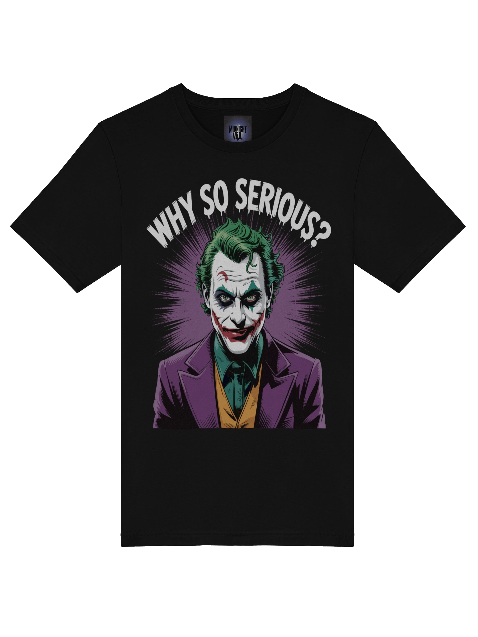 Sinister Query: Why So Serious? Joker T-Shirt product image (7)