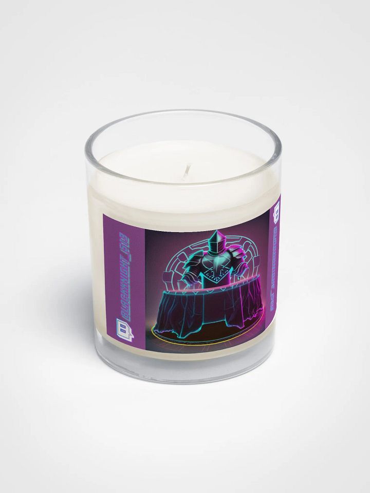 Blackknight513 Soy Wax Candle In A Clear Glass Jar product image (2)