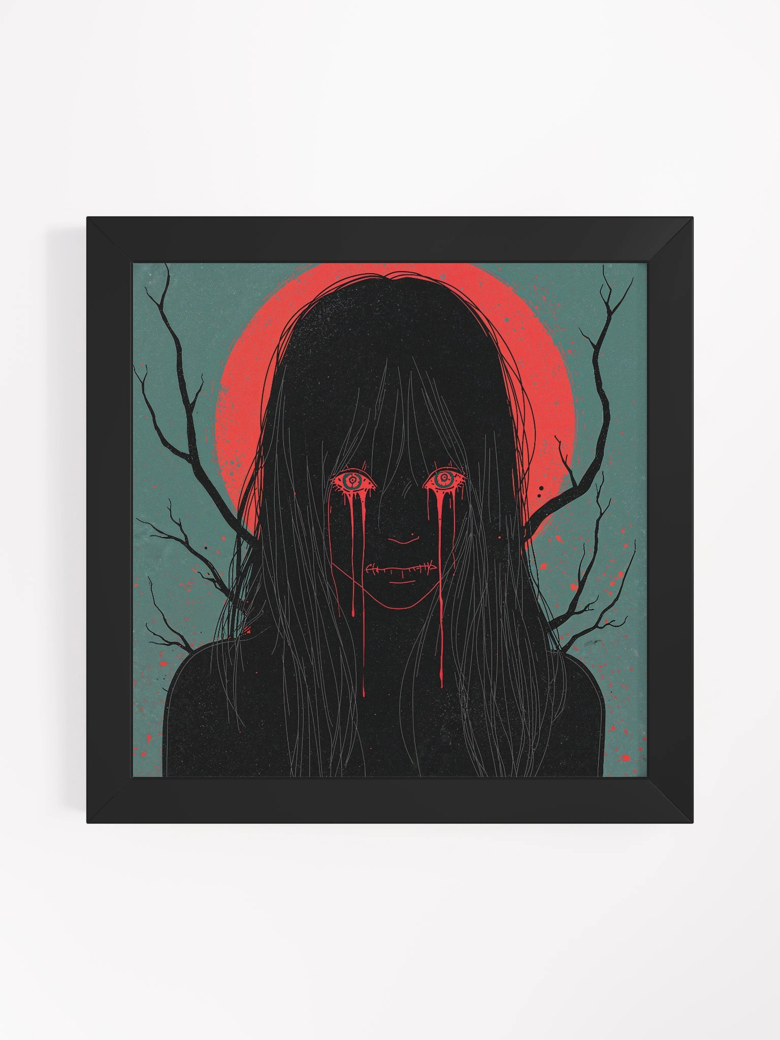 Crimson Silence Framed Print product image (5)