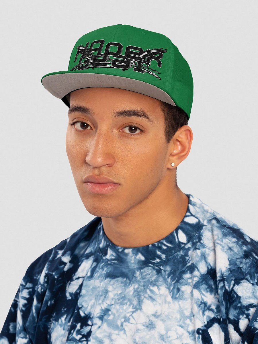 Wool Blend Snapback Cap - Embroidery - Black HApex Gear White Logo Cap product image (6)