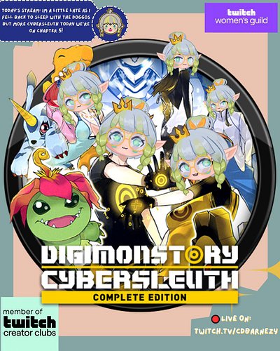 🔴LIVE🔴 TODAY'S STREAM: Playing More Digimon Cybersleuth We're on Chapter 5! Grab a drink & come hang out!

▶️New Short @ 8pm ...