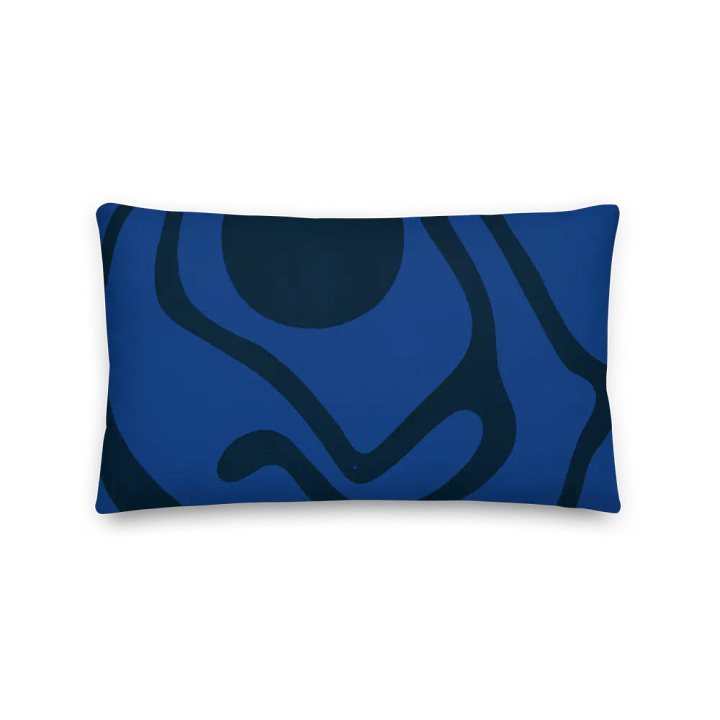 Flowing Blues - Premium Pillow product image (2)