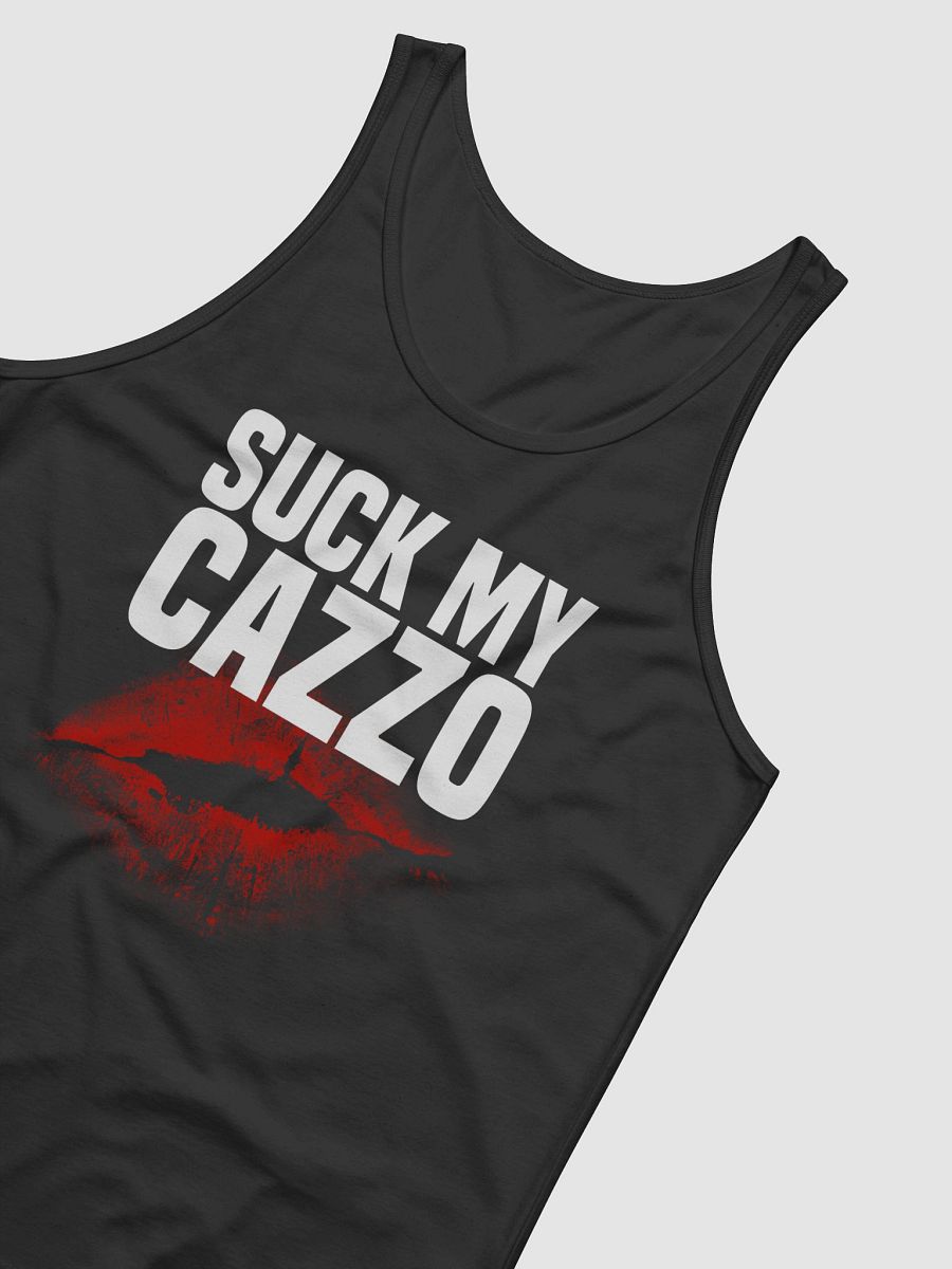 SUCK MY CAZZO tank top black product image (4)