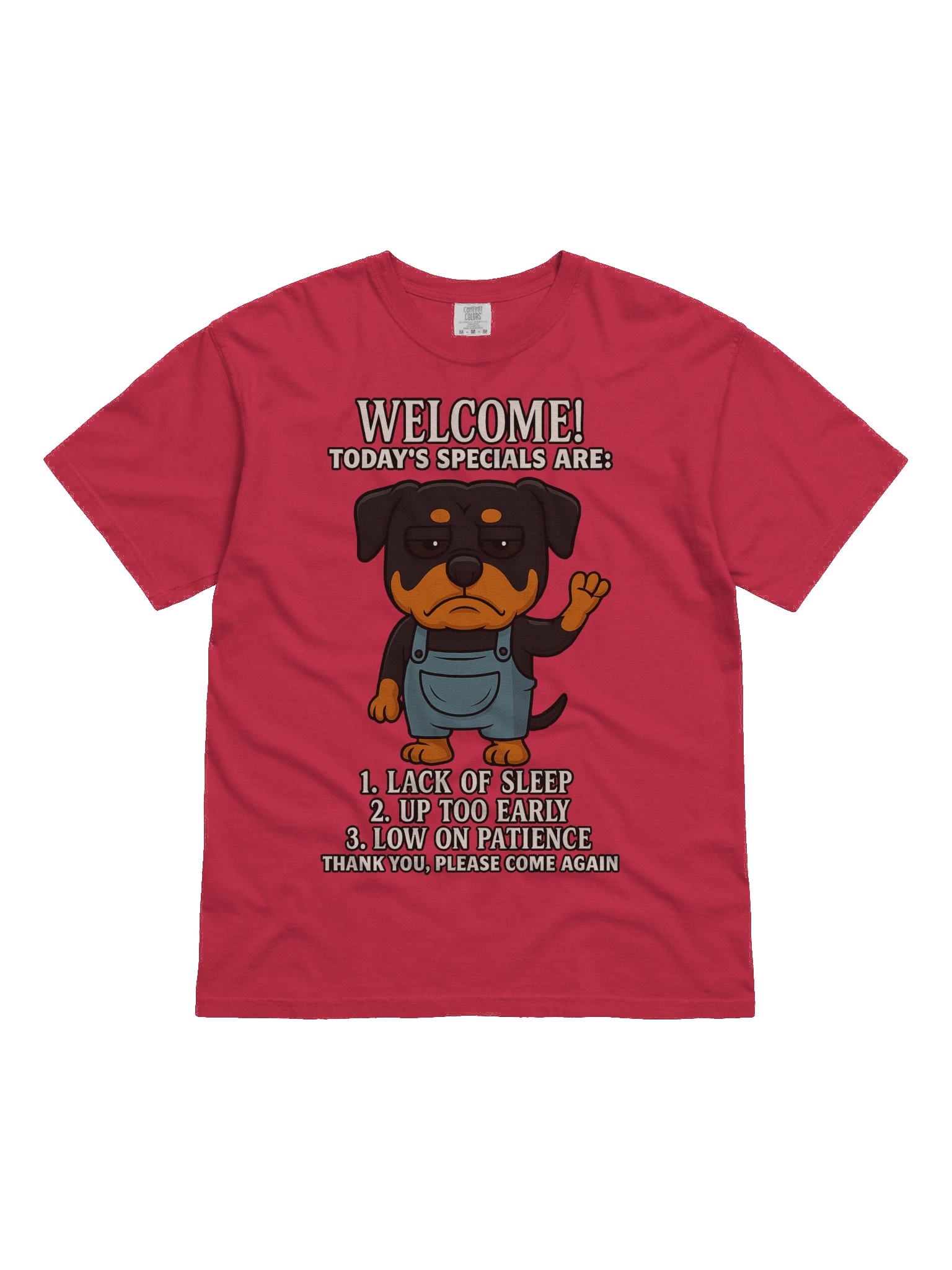 Grumpy Rottweiler Welcome T-Shirt product image (1)