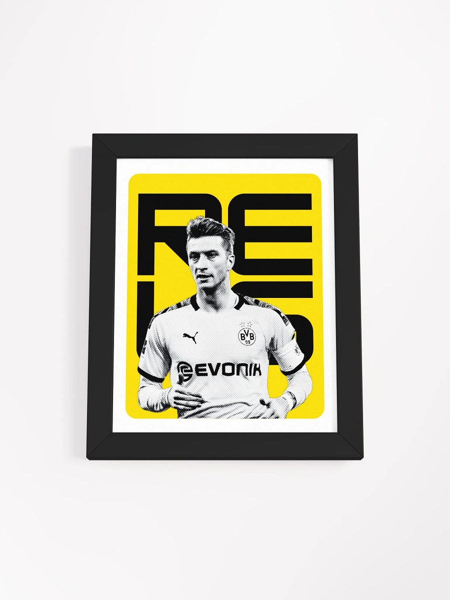 Marco Reus BW Borussia Dortmund Name Art Framed Print product image (1)