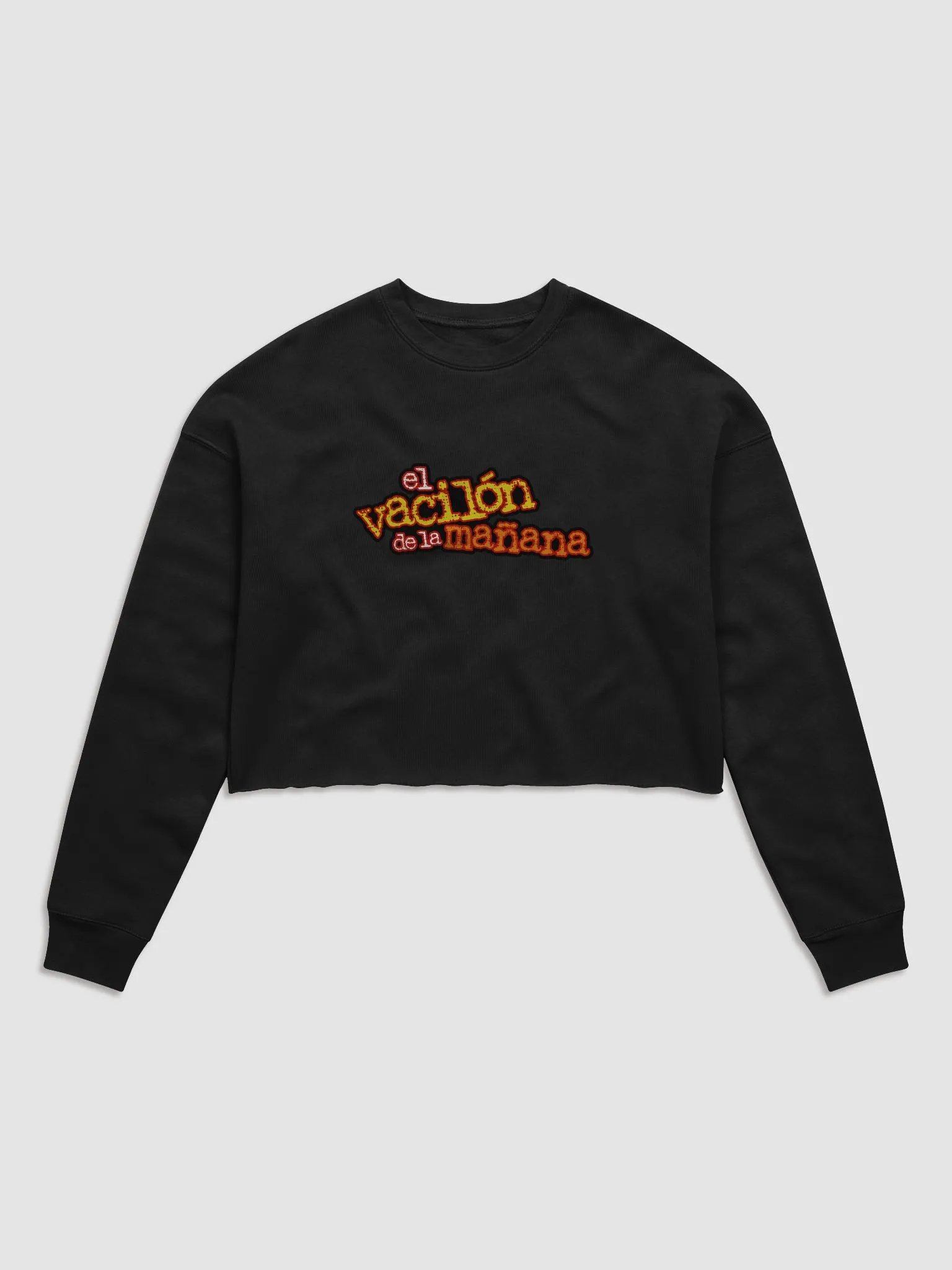 El Vacilón Women's Fleece Crop Sweatshirt product image (1)
