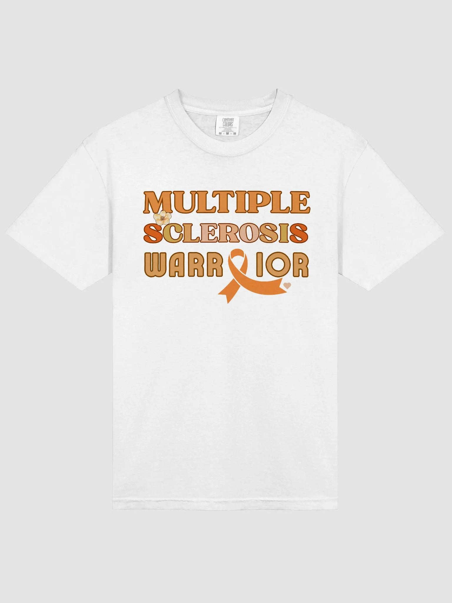 Multiple Sclerosis Warrior, Awareness Comfort Colors T-shirt product image (9)