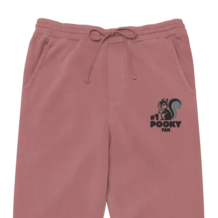 #1 Pooky Fan Embroidered Premium Joggers product image (1)