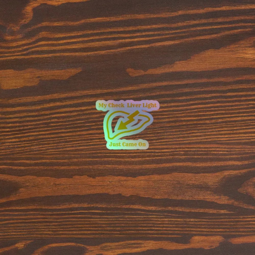 My Check Liver Light Holographic Sticker Set product image (5)