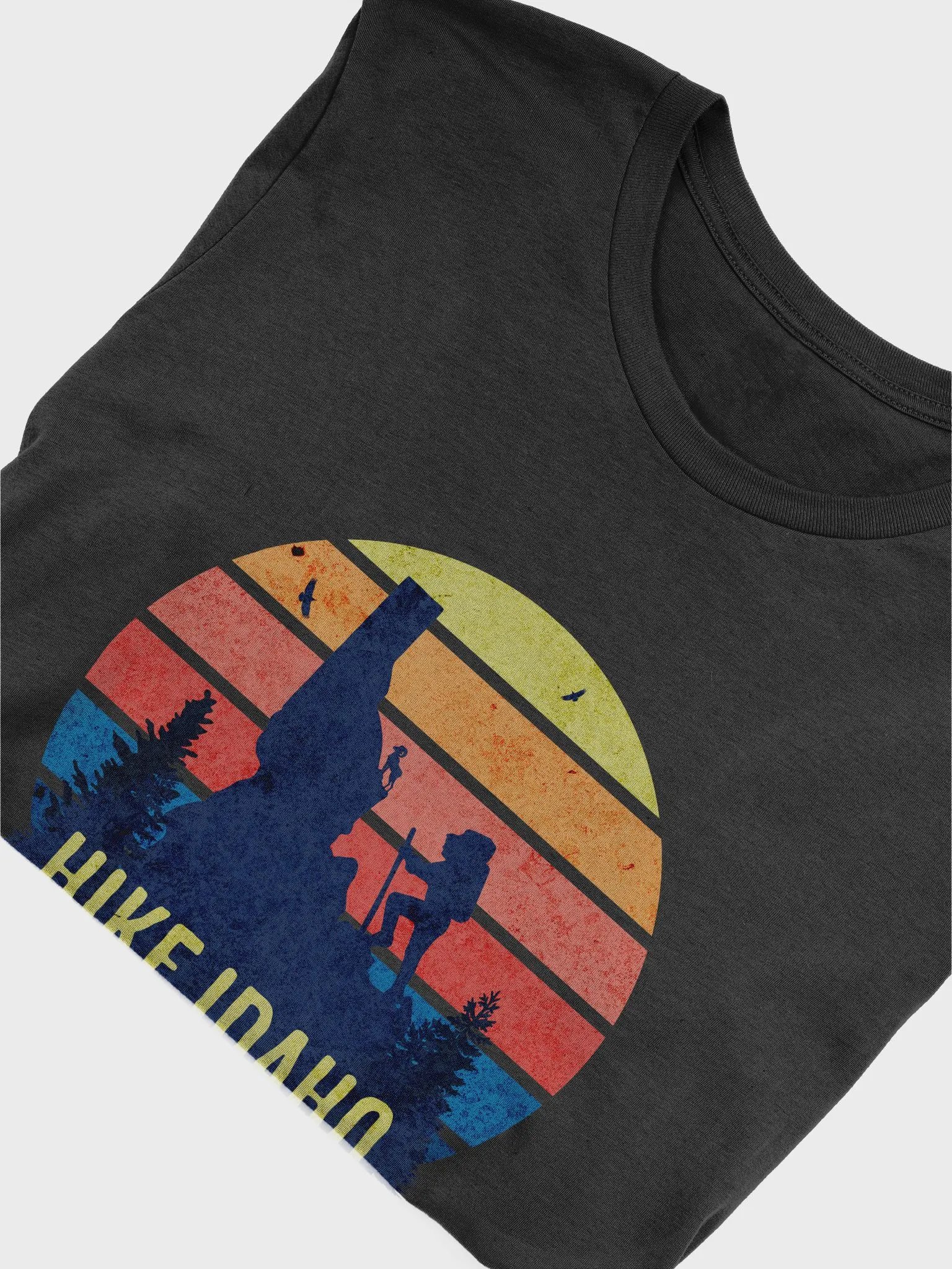 Hike Idaho retro mountain shirt, adventure hiking Tshirt, Idaho lover tee product image (5)