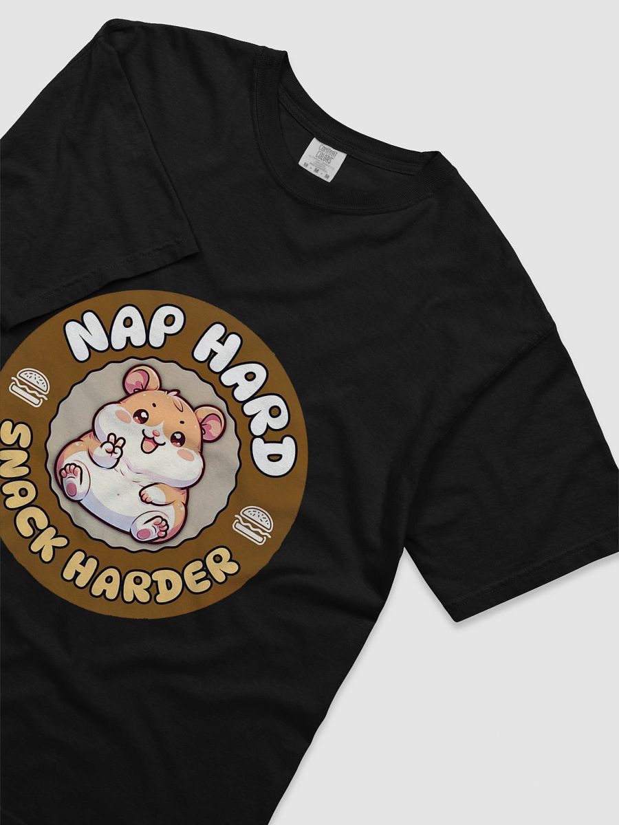 Nap Hard Snack Harder Hamster T-Shirt product image (3)