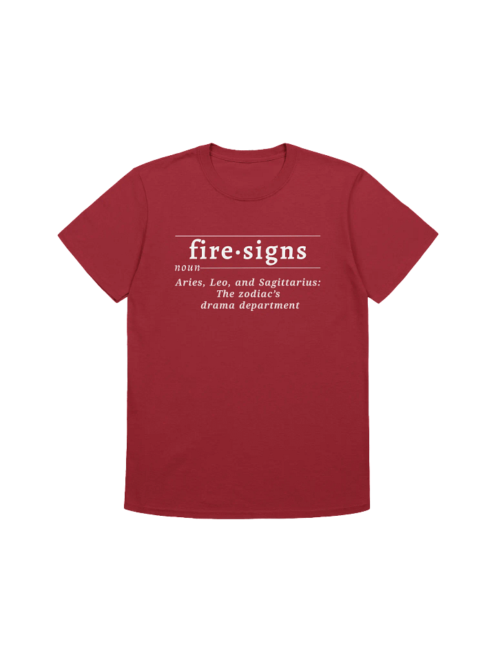 Fire Signs Def Unisex Tee v2 product image (1)